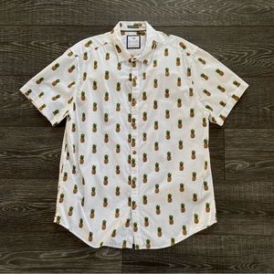 Pineapple Button Down T-Shirt